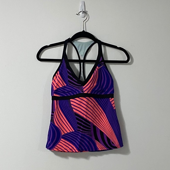 Nike Purple Blue Pink Active Tank Top SMALL - Picture 2 of 6